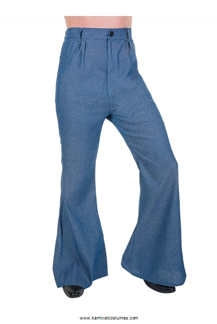 Flared Denim Pants - Buy Online Only