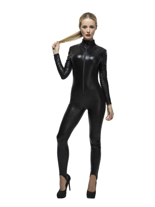 Miss Whiplash Black Catsuit  Costume - Buy Online Only