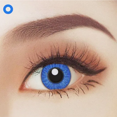 Blue 1 Year Contact Lenses | Buy Online - The Costume Company | Australian & Family Owned 