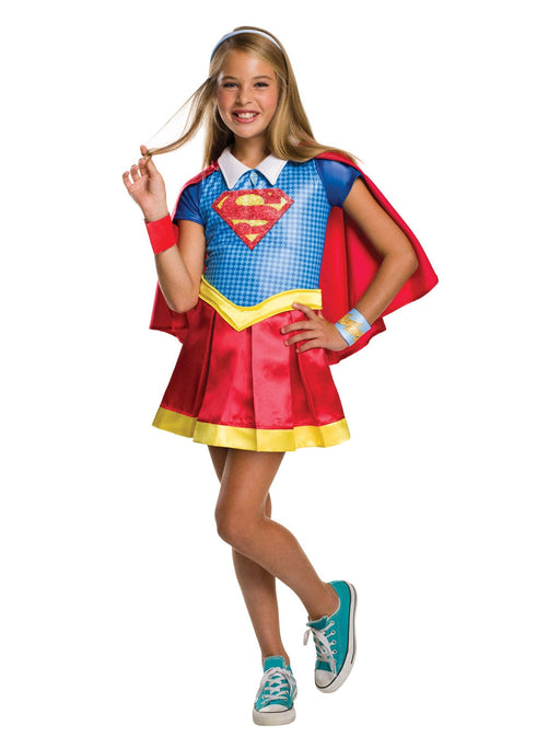 Supergirl Dc Superhero Girls Deluxe Costume |  Buy Online - The Costume Company | Australian & Family Owned 