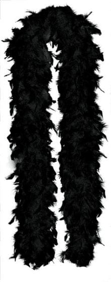 Feather Boa Black | | Buy Online - The Costume Company | Australian & Family Owned