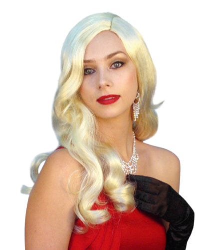 Long Blonde 1940s Glamour Wig - The Costume Company | Fancy Dress Costumes Hire and Purchase Brisbane and Australia