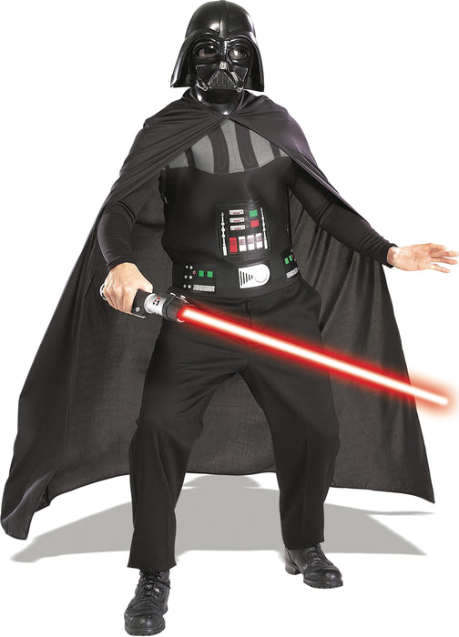 Darth Vader Costume Accessories Set with Lightsaber