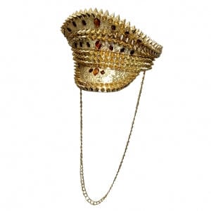 Festival Golden Sequin Hat  | Buy Online - The Costume Company | Australian & Family Owned 