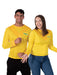Yellow Wiggle Costume Top Adult Costume 
