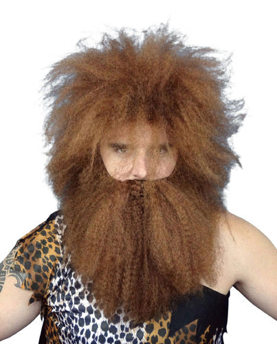 Caveman Wig & Beard Set - Buy Online - The Costume Company | Australian & Family Owned 