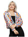 Rainbow Pom Pom Jacket | Buy Online - The Costume Company | Australian & Family Owned 
