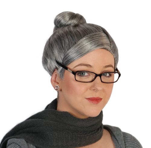 Nanna Bun Grey Wig - Buy Online Only