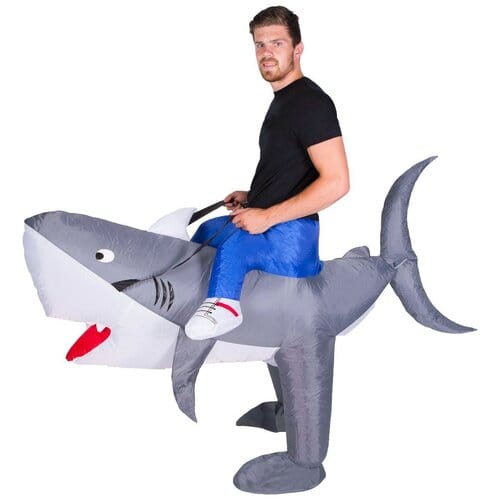 Shark Inflatable Ride On Costume - Buy Online Only