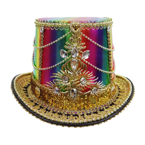 Burning Man Utopia Pride Top Hat |  Buy Online - The Costume Company | Australian & Family Owned 