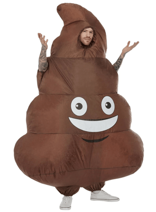 Poo Emoji Inflatable Costume | Buy Online - The Costume Company | Australian & Family Owned 