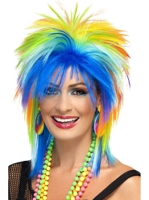 Rainbow Punk Wig | Buy Online - The Costume Company | Australian & Family Owned 