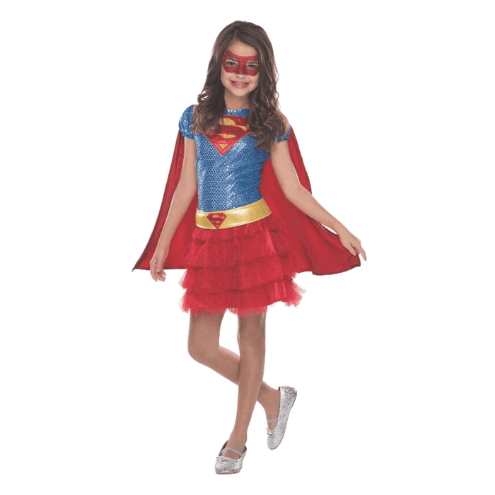 Supergirl Tutu Sequin Child Costume - Buy Online Only