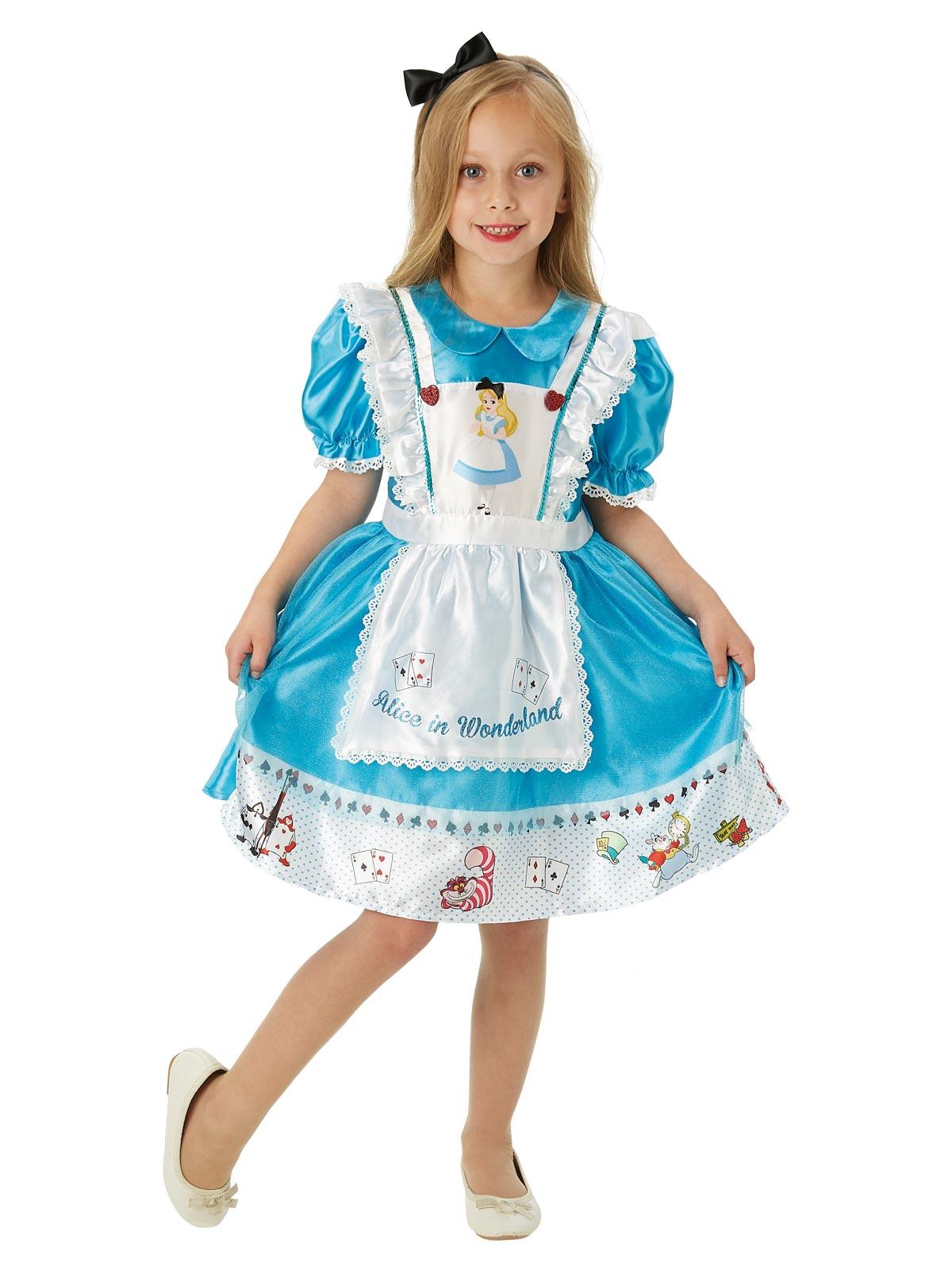 Alice In Wonderland Deluxe Child Costume - Main Image