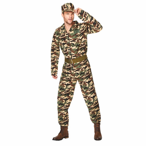 Camo Suit Costume | Buy Online - The Costume Company | Australian & Family Owned 