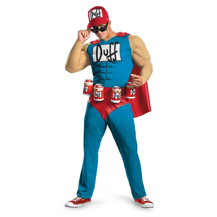 Duffman The Simpsons Costume - Hire