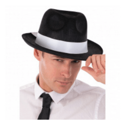 Gangster Hat Black Fedora