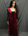 Maiden Red Lace up Front Dress - Hire - The Costume Company | Fancy Dress Costumes Hire and Purchase Brisbane and Australia