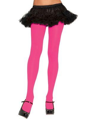 Hot Pink Neon Tights Plus Size Stockings Plus Size Coloured Tights