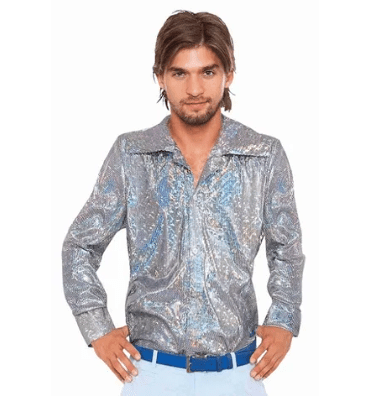 silver disco top