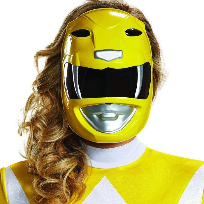 Yellow Power Ranger Adult Mask - Buy Online Only