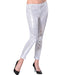 Silver Sequin Leggings | 70s Disco Pants | Shiny Costume Bottoms