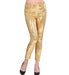 Gold Sequin Leggings | Disco Party Pants | 70s Costume Glam