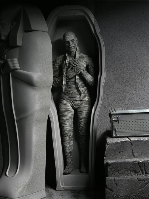 BUY THE MUMMY - UNIVERSAL MONSTERS (BLACK & WHITE) 7" ACTION FIGURE | NECA ONLINE AU