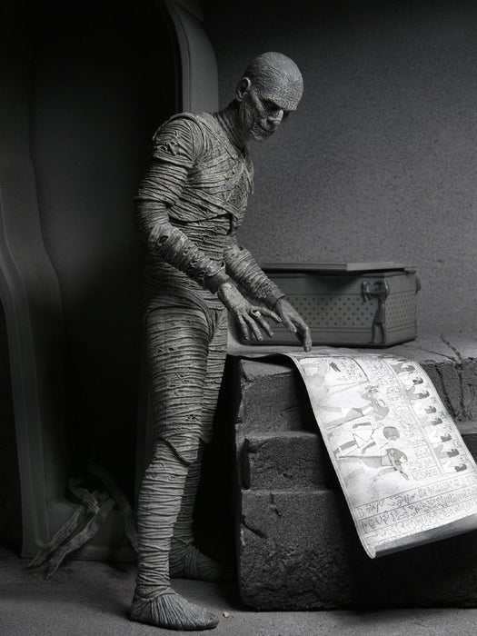 BUY THE MUMMY - UNIVERSAL MONSTERS (BLACK & WHITE) 7" ACTION FIGURE | NECA ONLINE AU