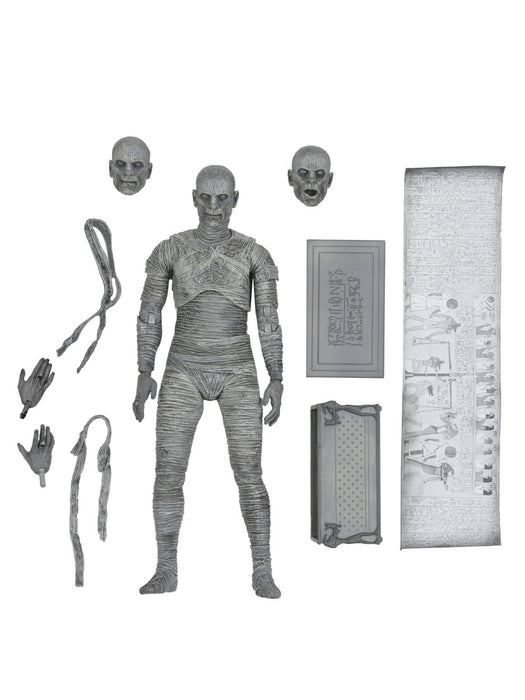 BUY THE MUMMY - UNIVERSAL MONSTERS (BLACK & WHITE) 7" ACTION FIGURE | NECA ONLINE AU