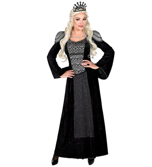 Dark Medieval Queen Costume for Women | Gothic Royal Fancy Dress
