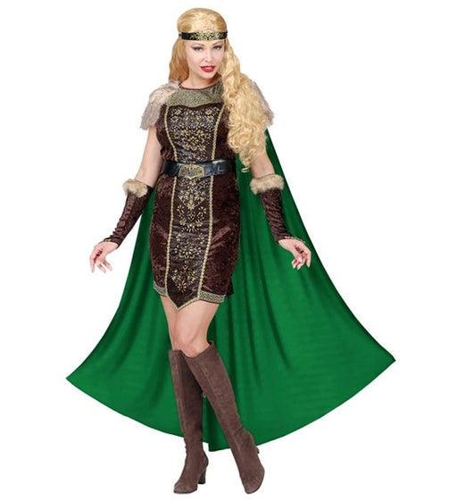 Viking Shield Maiden Costume for Women | Norse Warrior Fancy Dress