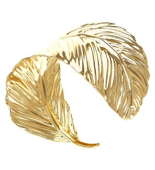 Golden Leaf Bracelet | Greek Roman Egyptian Cuff Jewelry | Costume Accessory