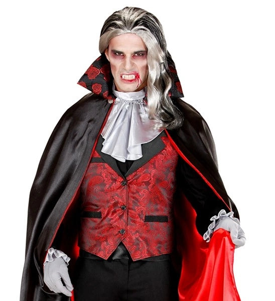 Burgundy Jacquard Vintage Vest | Mens Victorian Steampunk Costume