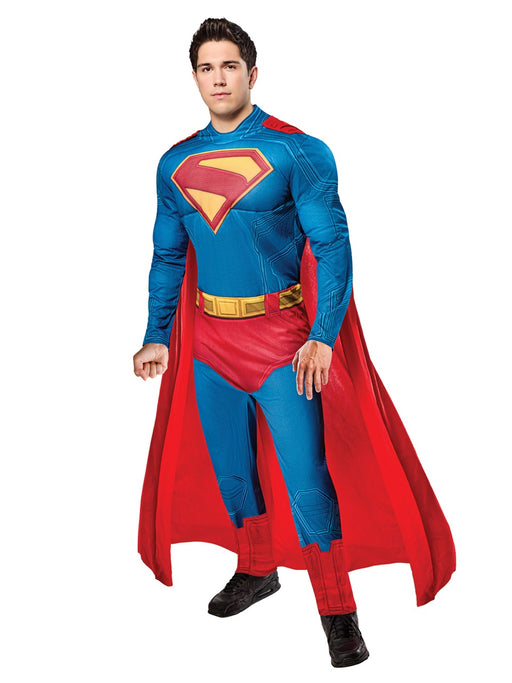 Superman 2025 Deluxe Costume | Adult Muscle Suit | DC Comics Outfit