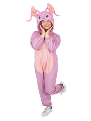 Disney Angel Hooded Onesie Costume | Adult Unisex Jumpsuit