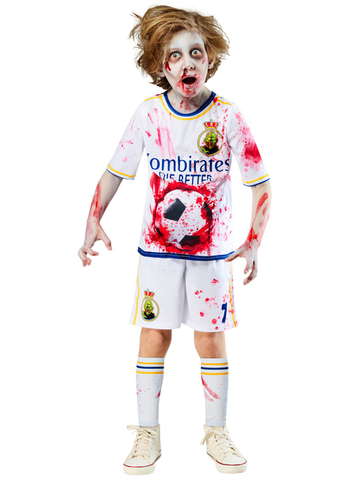 Zombie Soccer Costume for Kids | Rottenaldo Undead Football Outfit
