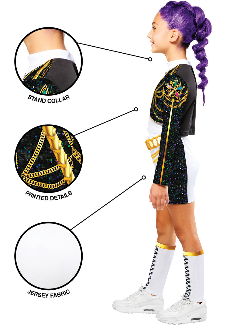 Rumi K-Pop Demon Hunters Gold Hybrid Child Costume - Buy Online Only