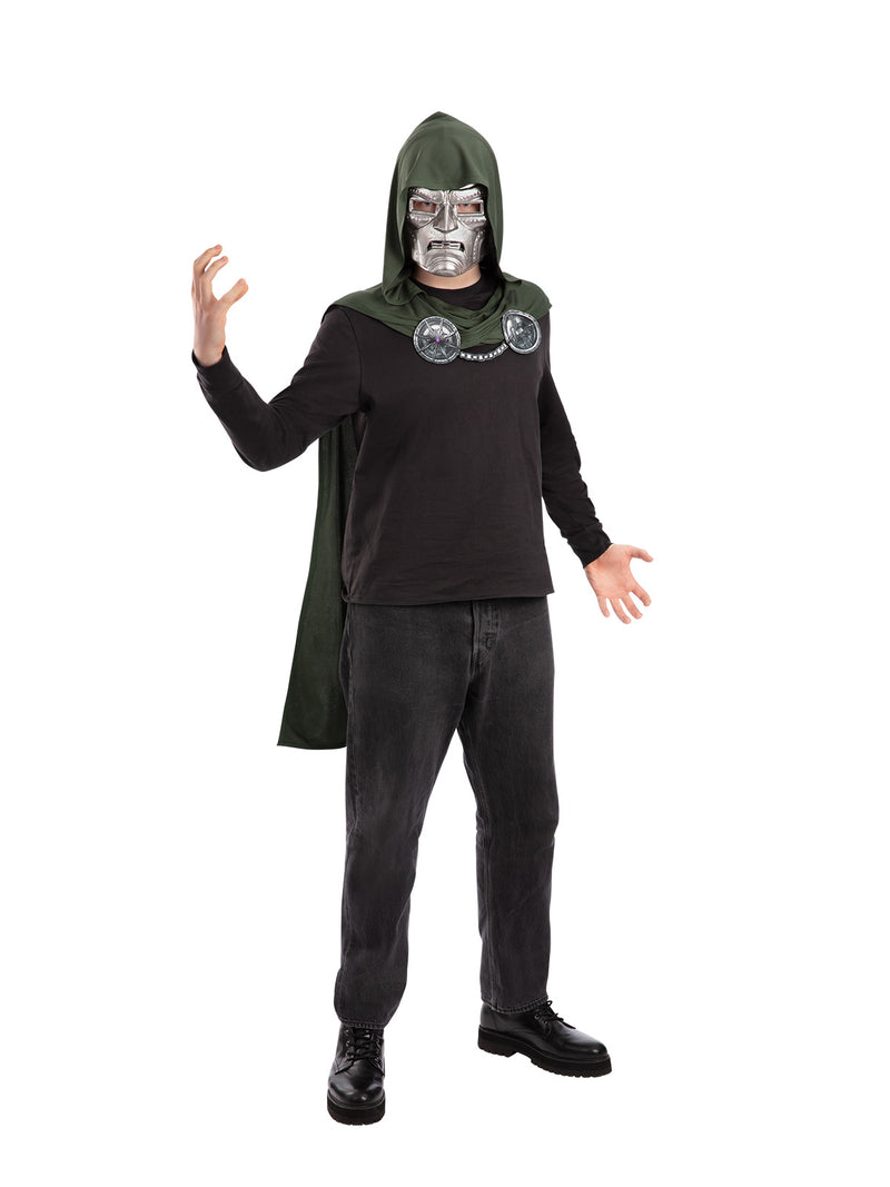 Dr Doom Adult Cape & Mask Set - Buy Online Only