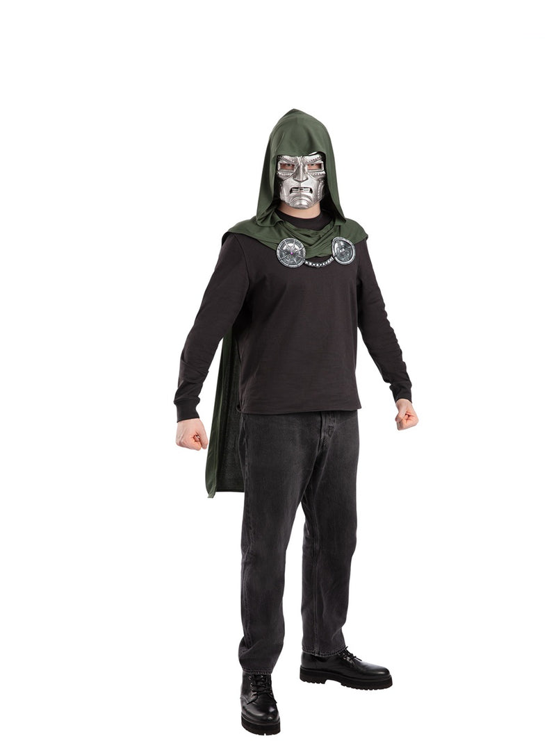 Dr Doom Adult Cape & Mask Set - Buy Online Only