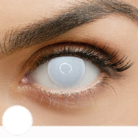 Blind White 1 Year Contact Lenses - Buy Online Only