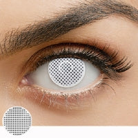 White Mesh 1 Year Contact Lenses - Buy Online Only