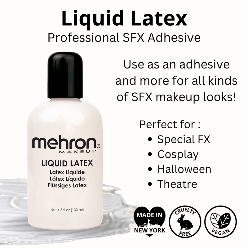 133ml Bottle Liquid Latex Mehron