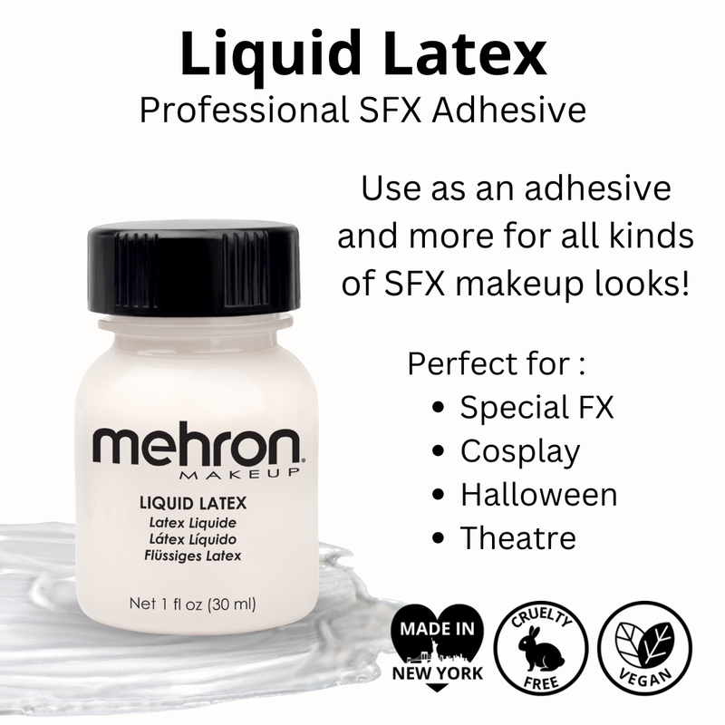 30ml Bottle Liquid Latex Mehron