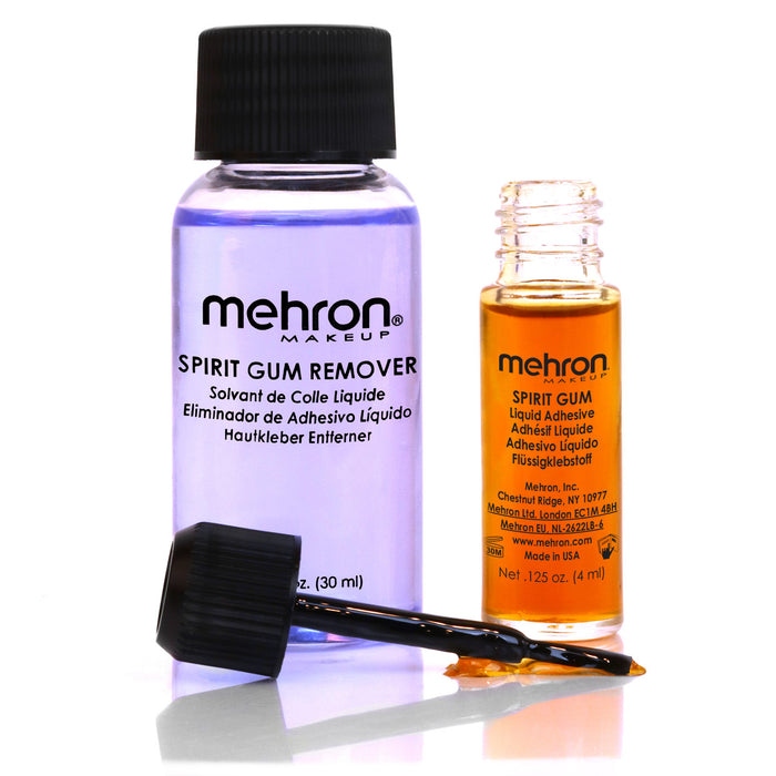 Mehron Spirit Gum 4ml with Remover 30ml Bottle