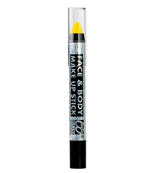 Yellow Make-Up Pencil | Face & Body Costume Stick | Kids & Adults