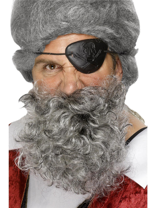 Deluxe Pirate Beard | Light Grey Costume Facial Hair
