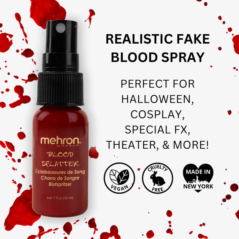 Blood Splatter Pump Bottle 30ml Mehron