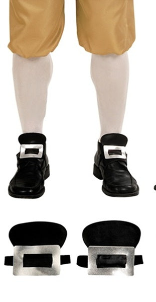 Leather Look Costume Shoe Buckles