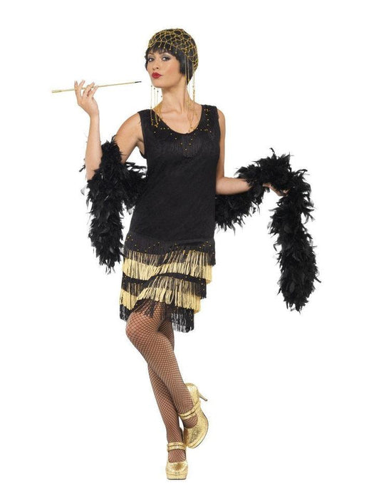 1920s Gatsby Fringed Flapper Dress Costume - The Costume Company